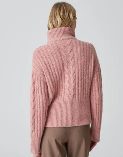 Cheap Strickpullover POPFY Loose aus Woll Mix Strick