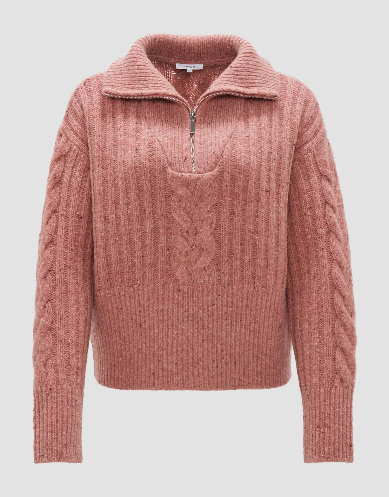Cheap Strickpullover POPFY Loose aus Woll Mix Strick