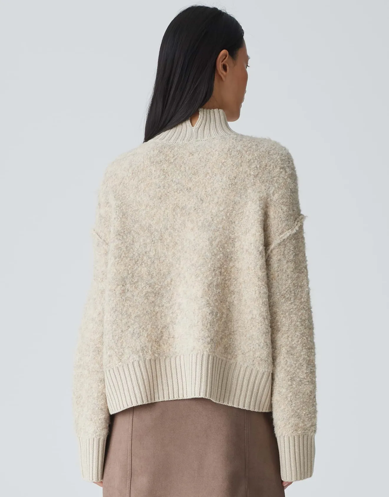 Fashion Strickpullover PUKLANA Loose mit Wolle Strick