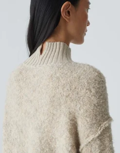Fashion Strickpullover PUKLANA Loose mit Wolle Strick