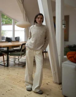 Fashion Strickpullover PUKLANA Loose mit Wolle Strick