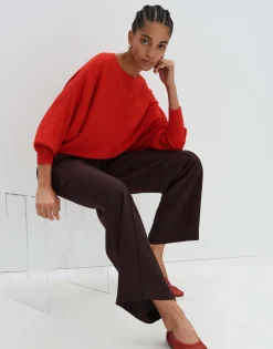 New Strickpullover TALIYA DETAIL Loose aus weichem Viskose Mix Strick