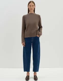Hot Strickpullover TARIKA Loose aus 100% Baumwolle Strick