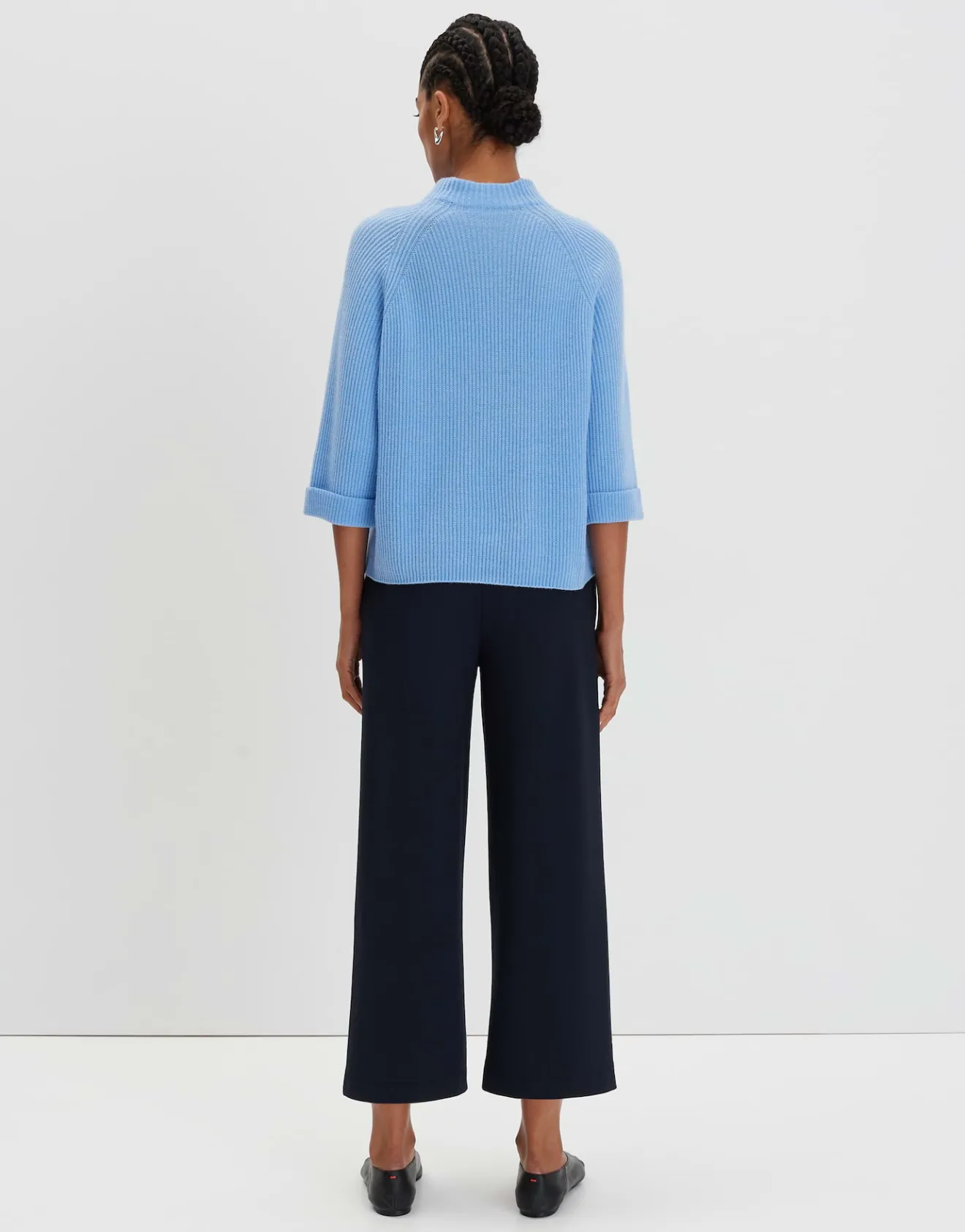 Cheap Strickpullover TIJOULIE Loose mit Kaschmir Strick