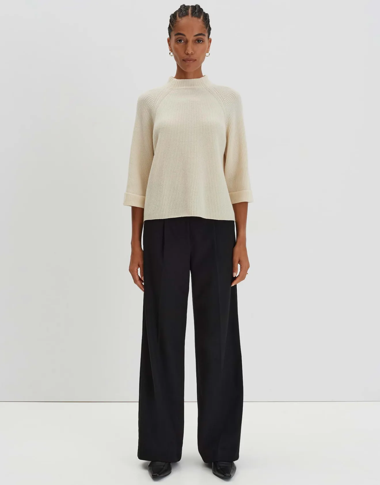 Online Strickpullover TIJOULIE Loose mit Kaschmir Strick