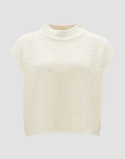 Store Strickpullunder PUMVISI Boxy Fit aus Baumwoll Mix Strick