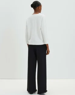 Outlet Strukturierter Sweater UNALA Regular mit Fledermausärmeln Sweat
