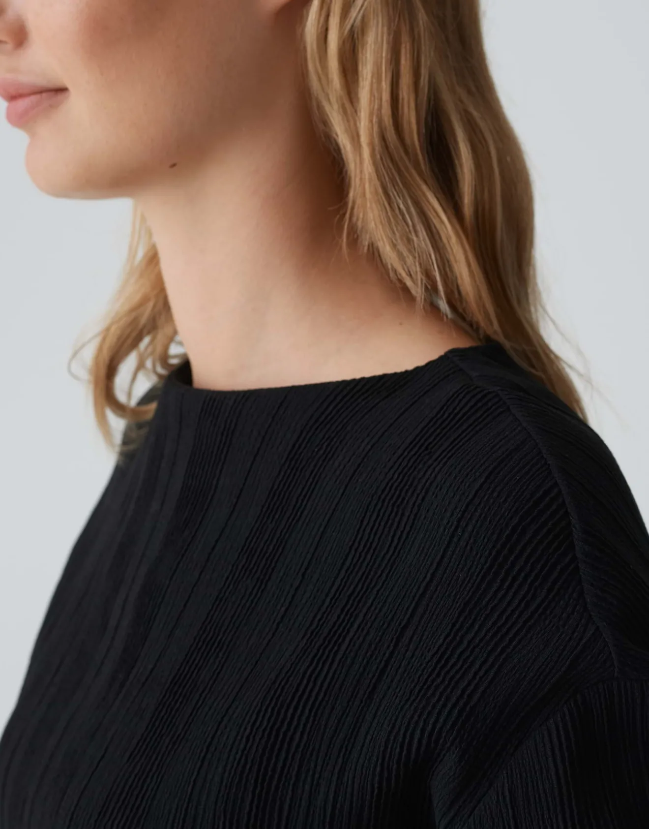 Best Sale Strukturiertes Shirt SILASUM Regular aus Viskose Mix Shirts