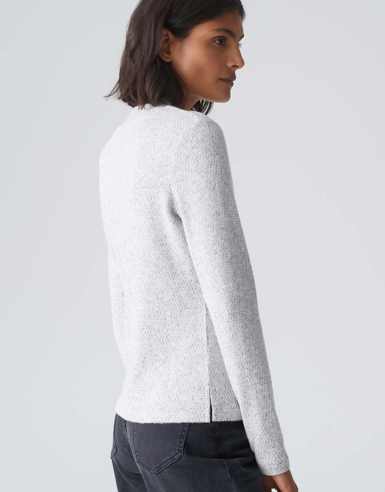 Discount Strukturiertes Shirt SNOWI Slim aus softem Jersey Shirts