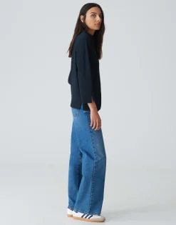 Online Strukturiertes Shirt SUWEN Loose aus elastischem Jersey Shirts