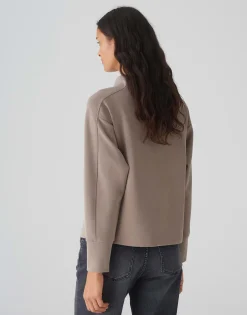 Fashion Sweater GALONINE Regular aus weichem Modal Mix Sweat