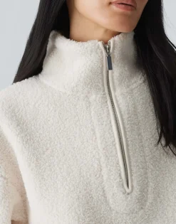 Cheap Sweater GATROI Regular in Teddyfell Optik Sweat