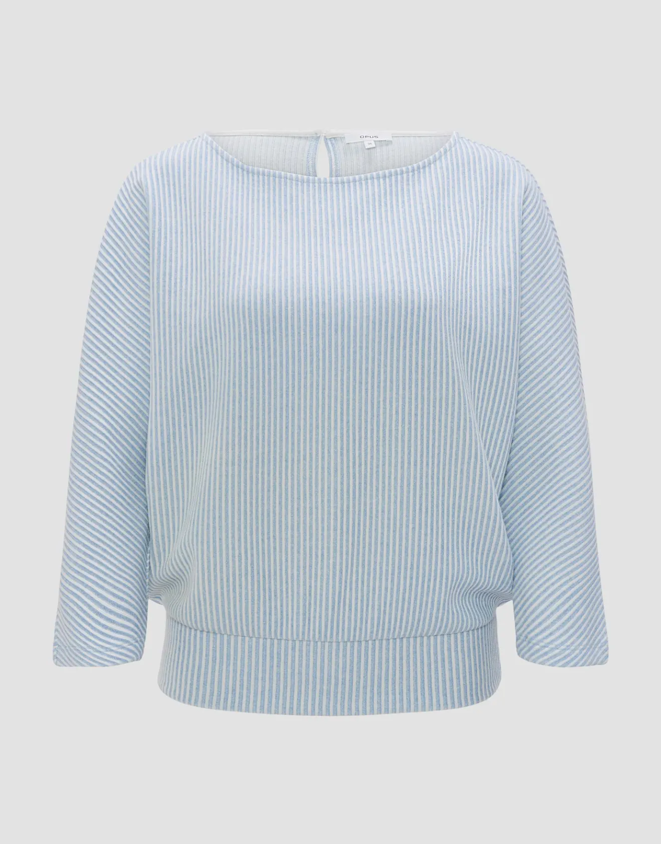 Best Sale Sweater GEIPEN Batwing Fit mit zweifarbiger Struktur Sweat