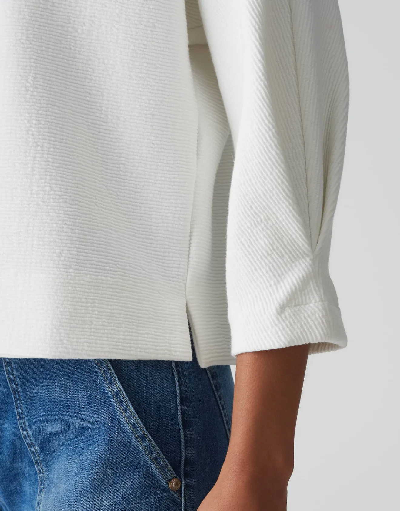 Cheap Sweater GENZI Batwing Fit mit Struktur Sweat