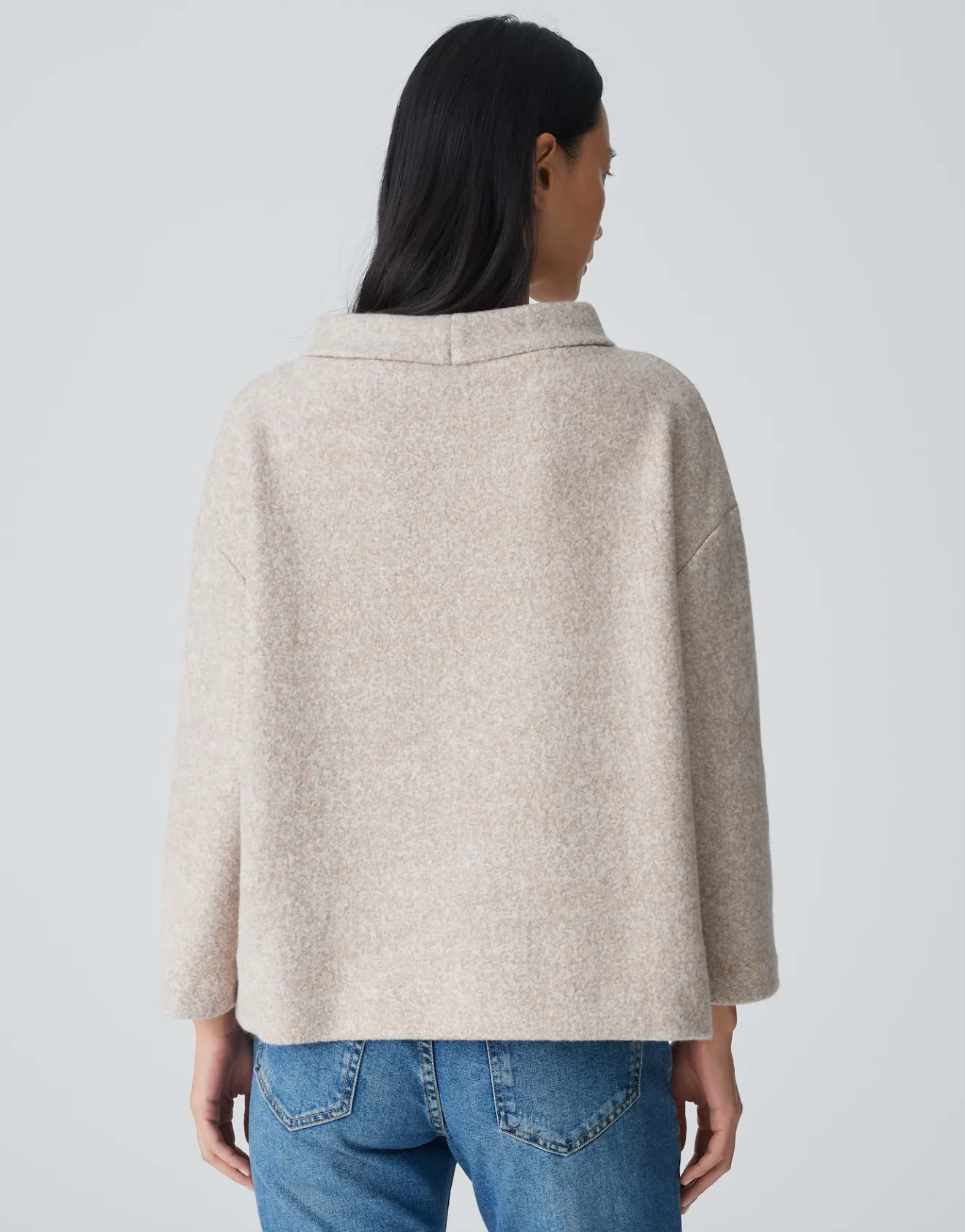 Clearance Sweater GESURLA Loose mit weichem Hand-Feel Sweat