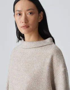 Clearance Sweater GESURLA Loose mit weichem Hand-Feel Sweat
