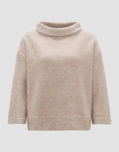 Clearance Sweater GESURLA Loose mit weichem Hand-Feel Sweat