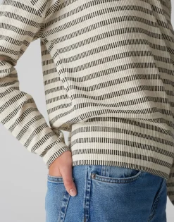Store Sweater GIEKA STRIPE Regular mit Struktur Sweat