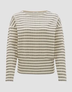 Store Sweater GIEKA STRIPE Regular mit Struktur Sweat