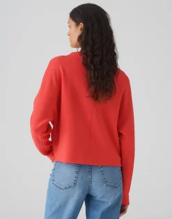 Store Sweater GUNNEL Batwing Fit in softer Strickoptik Strick|Sweat
