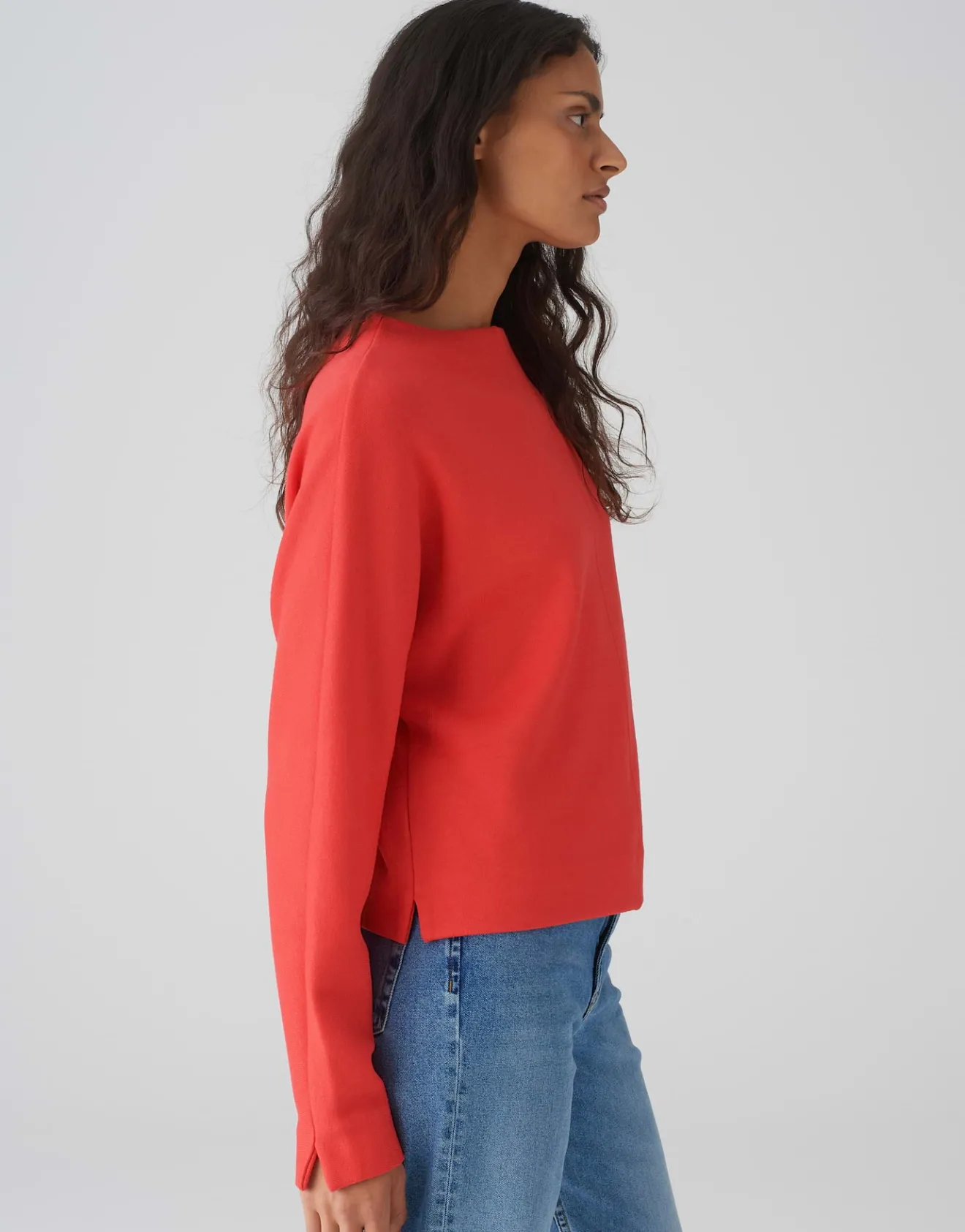Store Sweater GUNNEL Batwing Fit in softer Strickoptik Strick|Sweat