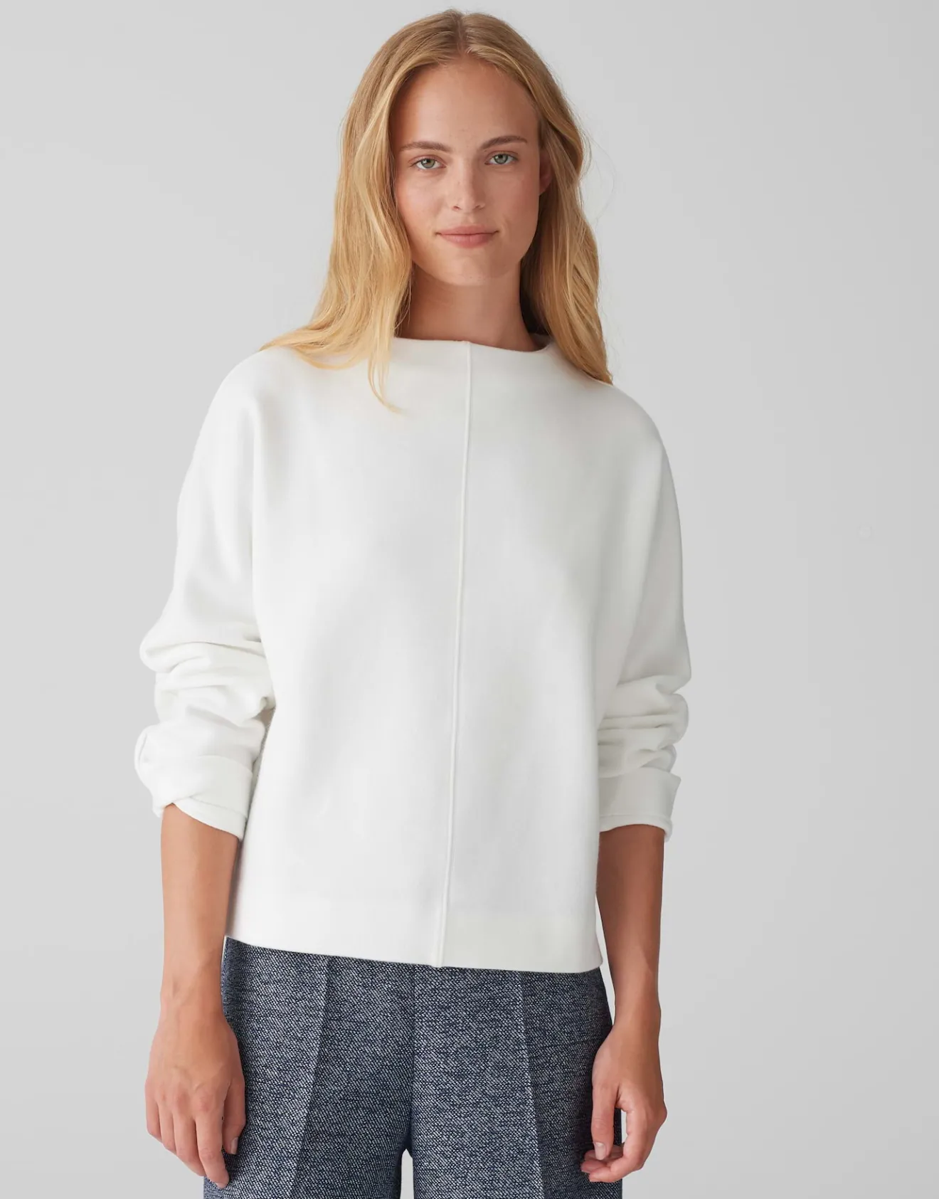 Clearance Sweater GUNNEL Batwing Fit in softer Strickoptik Strick|Sweat