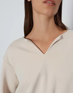 Best Sale Sweater ULINA Loose aus Modal Mix Sweat