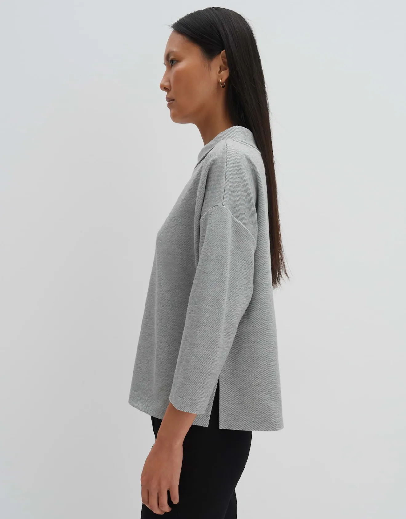 Discount Sweater ULUNA Loose aus Viskose Twill Sweat