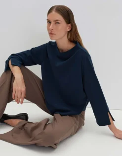 Best Sweater USARAH Loose aus samtigem Modal Mix Sweat