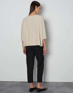 Online Sweater USHINY DETAIL Loose mit Glitzer Effekt Sweat