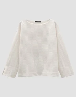Fashion Sweater UVIENNA Loose mit 3D Struktur Sweat
