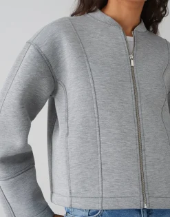 Flash Sale Sweatjacke GOMBER Regular aus weicher Scuba-Ware Sweat