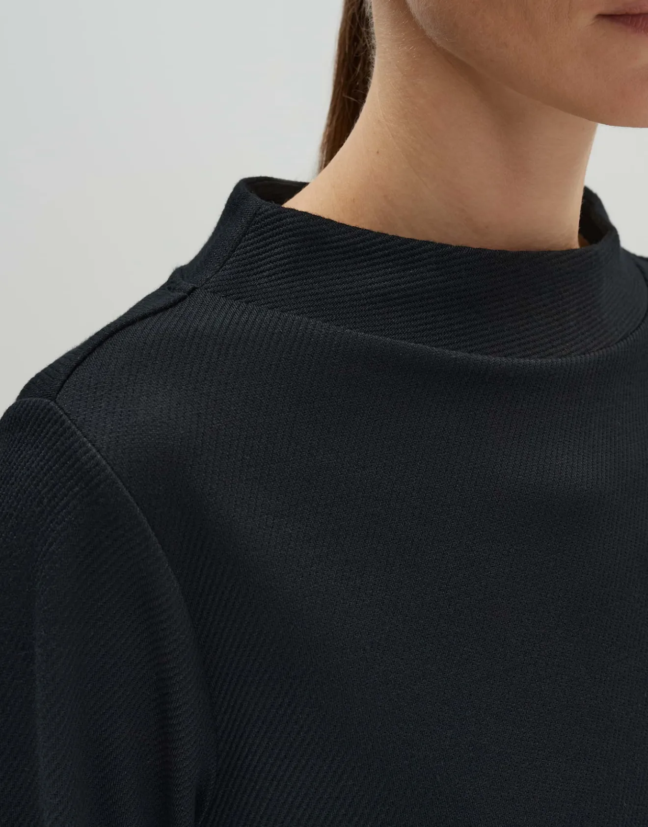 Discount Sweatshirt UBERTAH Loose aus Twill Jersey Sweat