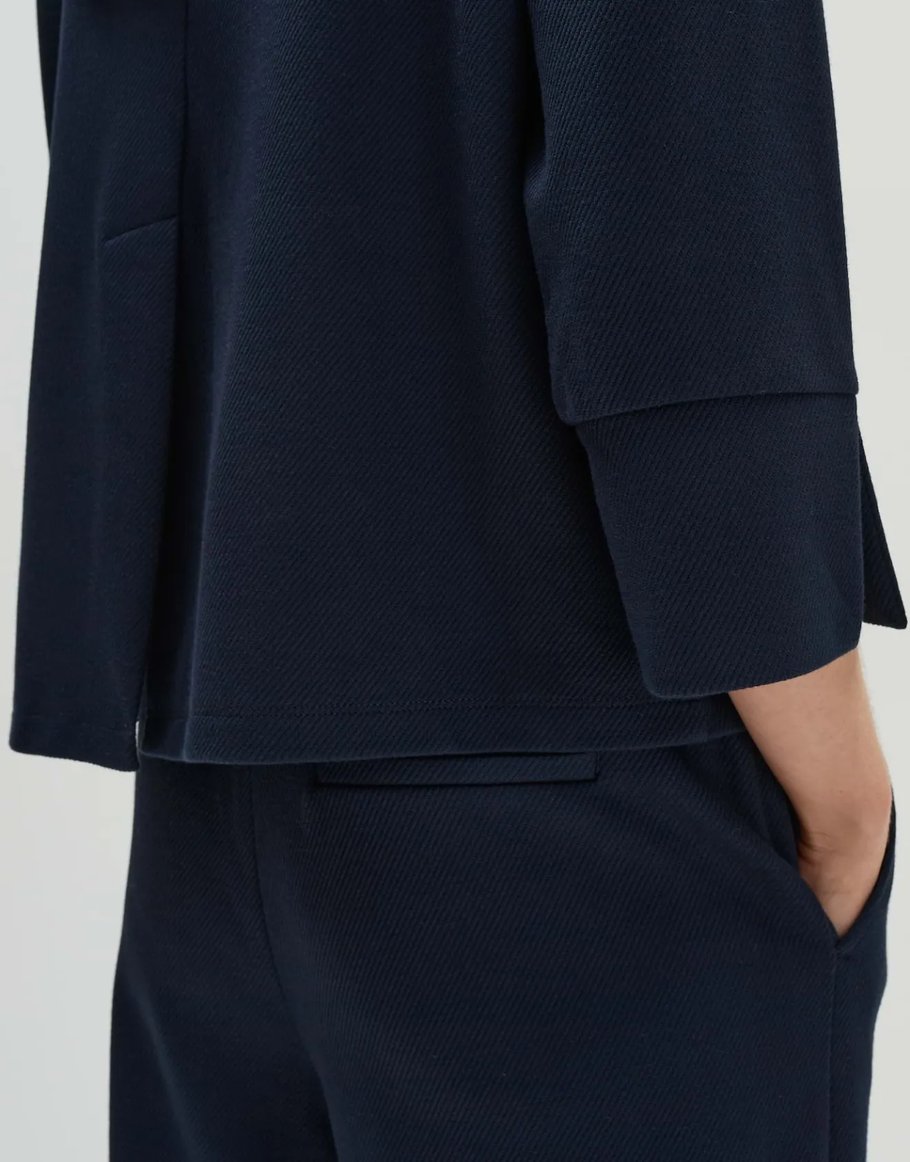 Shop Sweatshirt UBERTAH Loose aus Twill Jersey Sweat