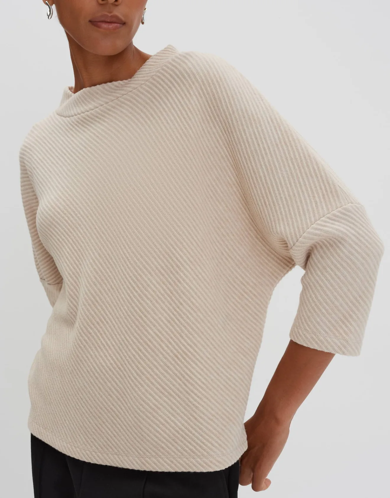 Clearance Sweatshirt UFEE Loose mit Rippstruktur Sweat