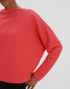 Outlet Sweatshirt USANNI Loose mit strukturierter Oberfläche Sweat