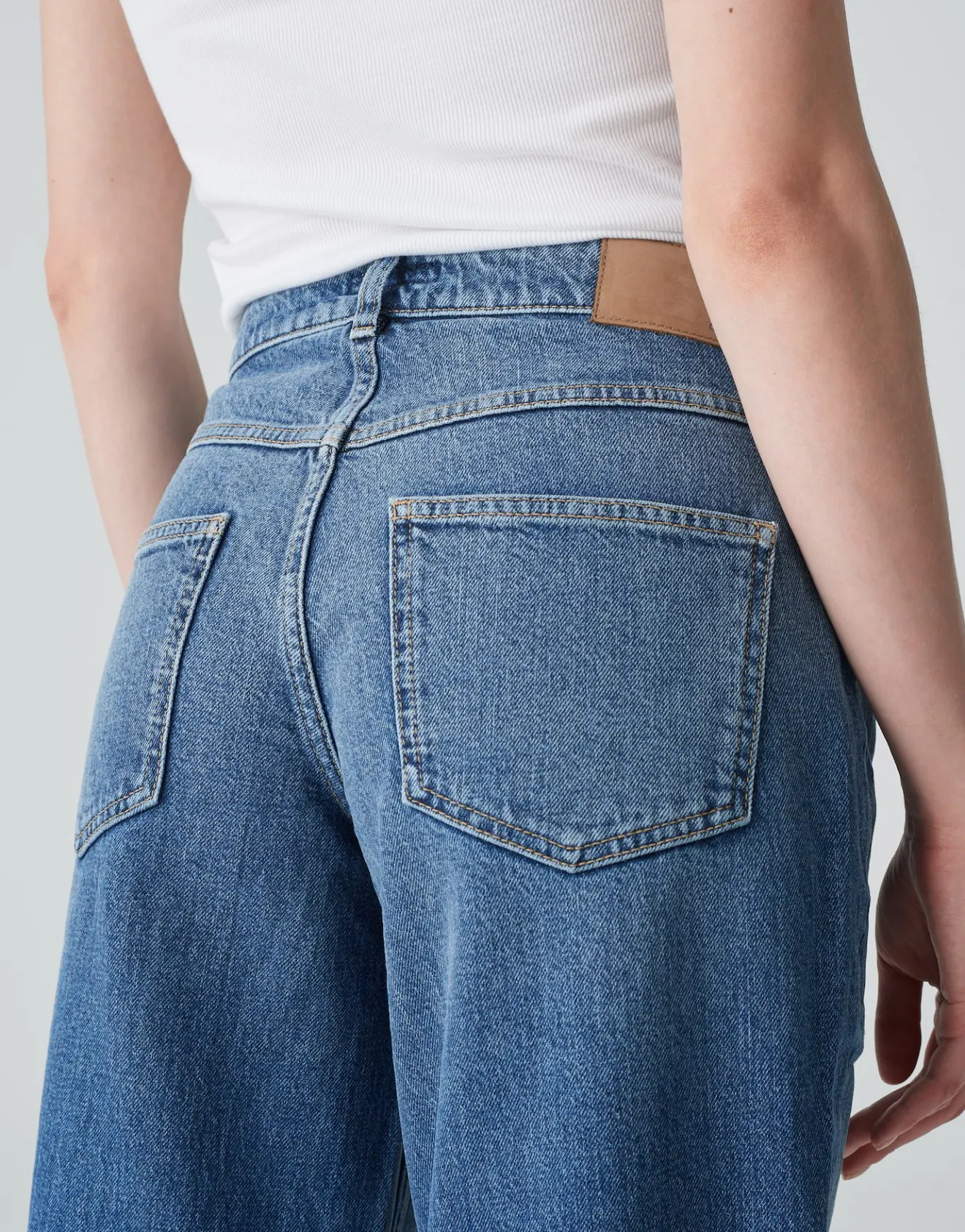 Discount Tapered Jeans LISSIE Mid Rise aus BCI Cotton Mix Jeans