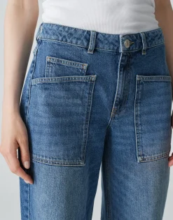 Discount Tapered Jeans LISSIE Mid Rise aus BCI Cotton Mix Jeans