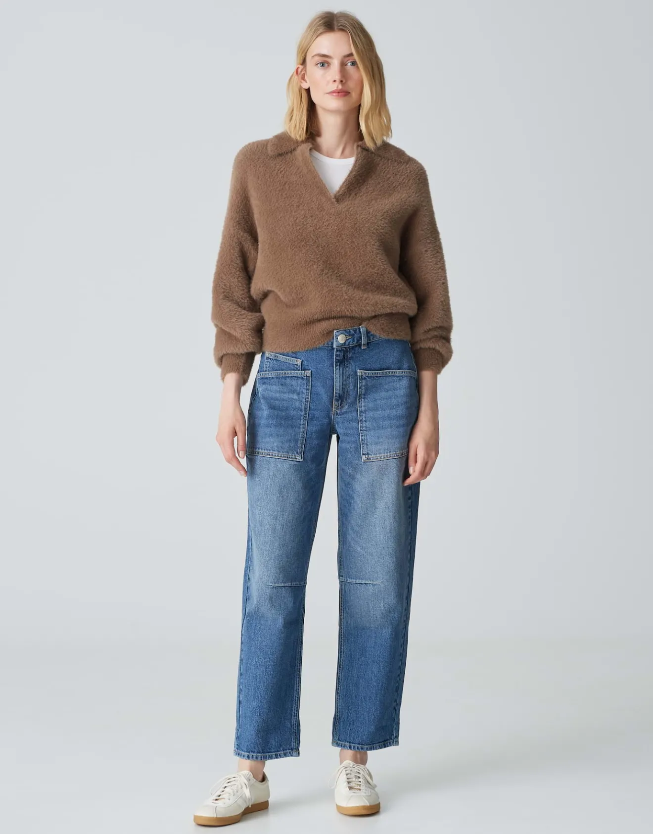 Discount Tapered Jeans LISSIE Mid Rise aus BCI Cotton Mix Jeans