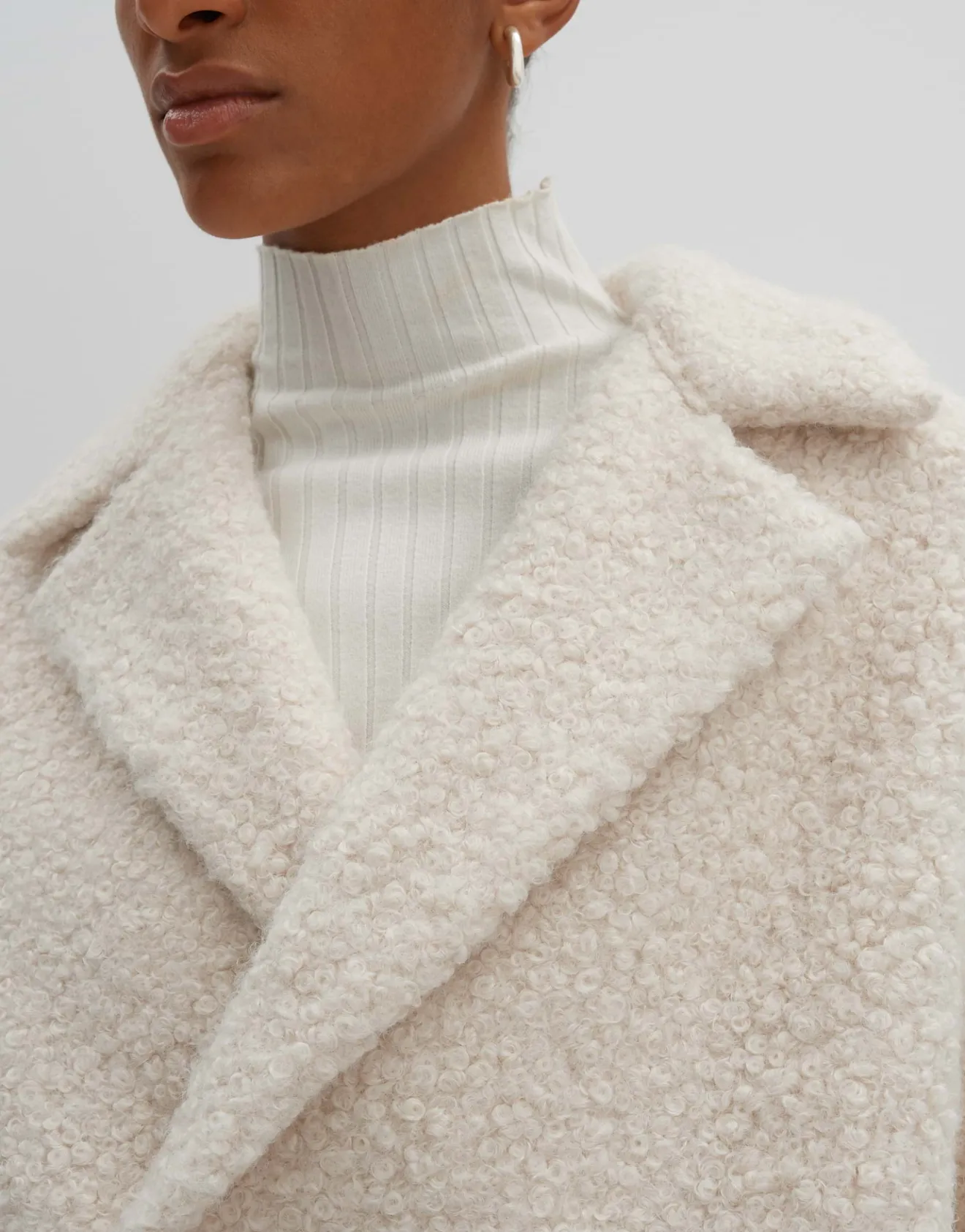 Fashion Teddyjacke VANTELO Loose im Caban Stil Jacken & Mäntel