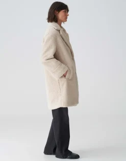 Best Teddymantel HONISE Loose im Oversize Look Jacken & Mäntel
