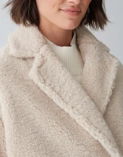 Best Teddymantel HONISE Loose im Oversize Look Jacken & Mäntel