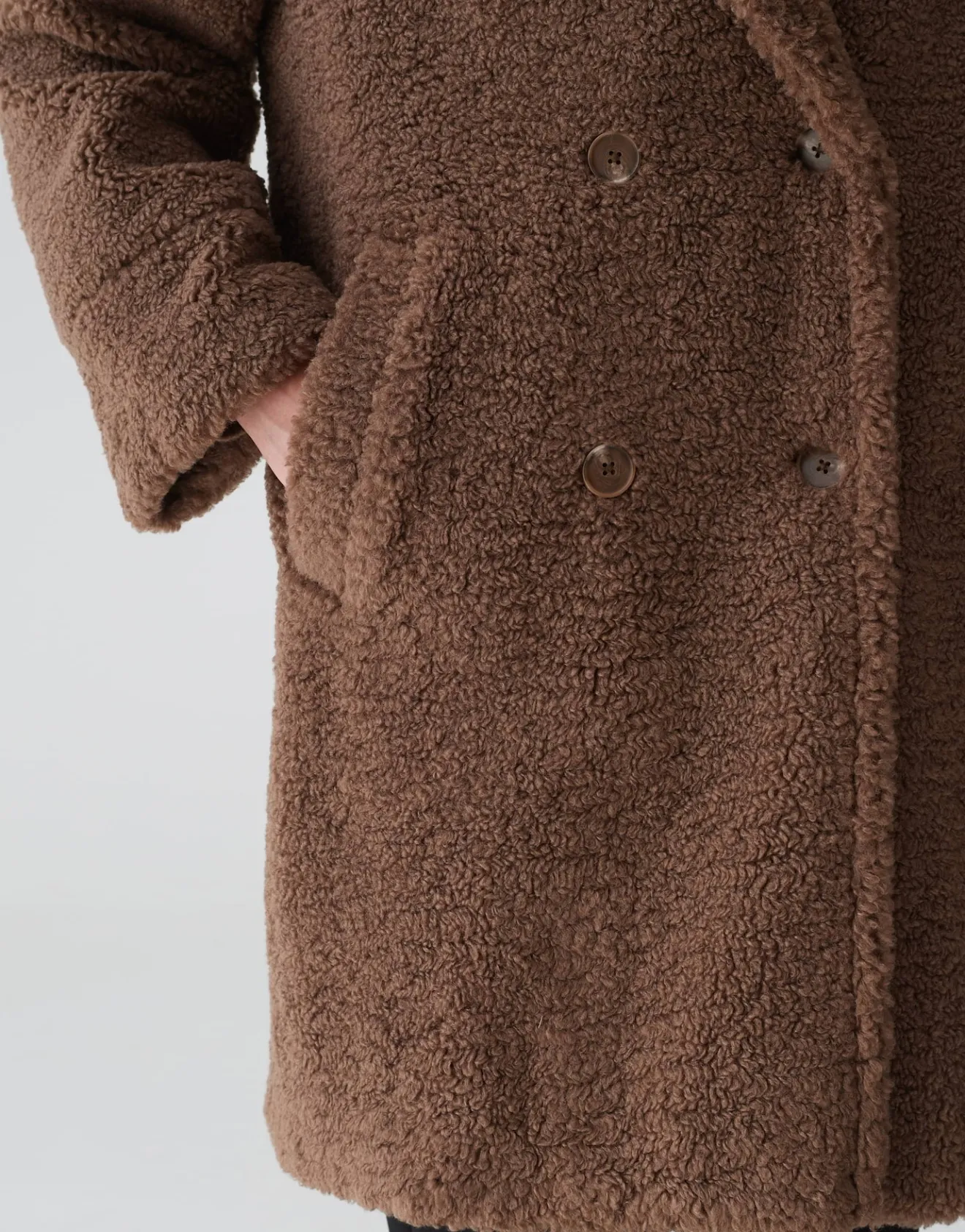 Best Sale Teddymantel HONISE Loose im Oversize Look Jacken & Mäntel