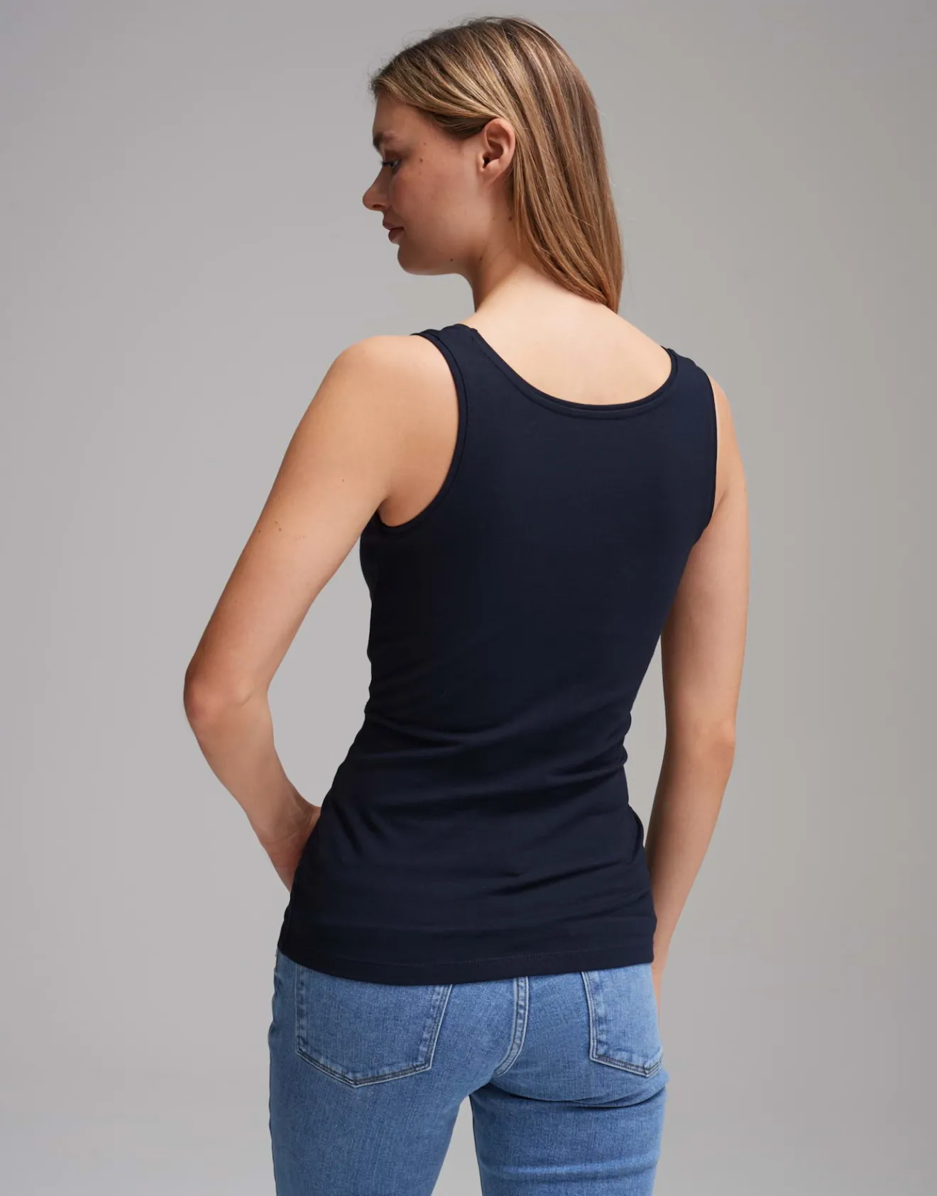 Clearance Trägertop IMILIA Slim aus BCI Cotton Mix Basics|Shirts