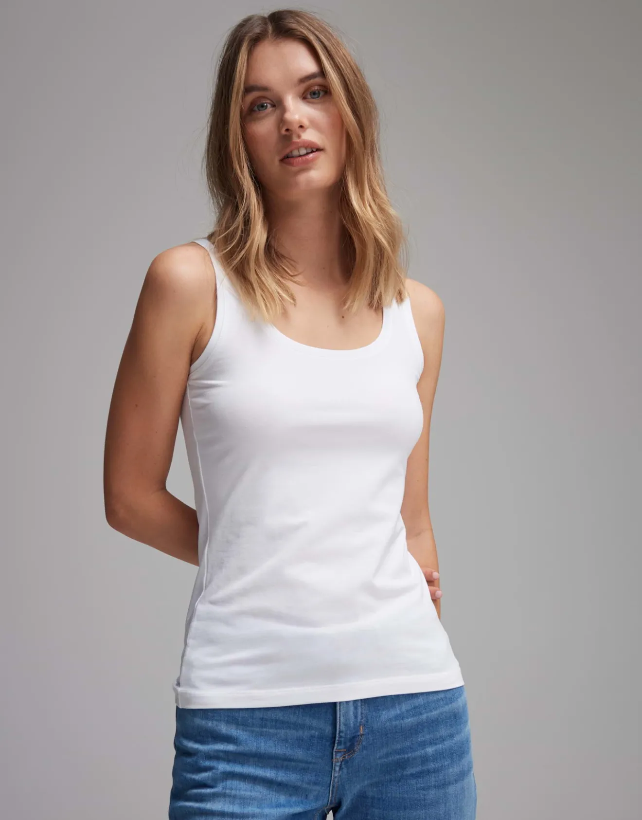 Online Trägertop IMILIA Slim aus BCI Cotton Mix Basics|Shirts