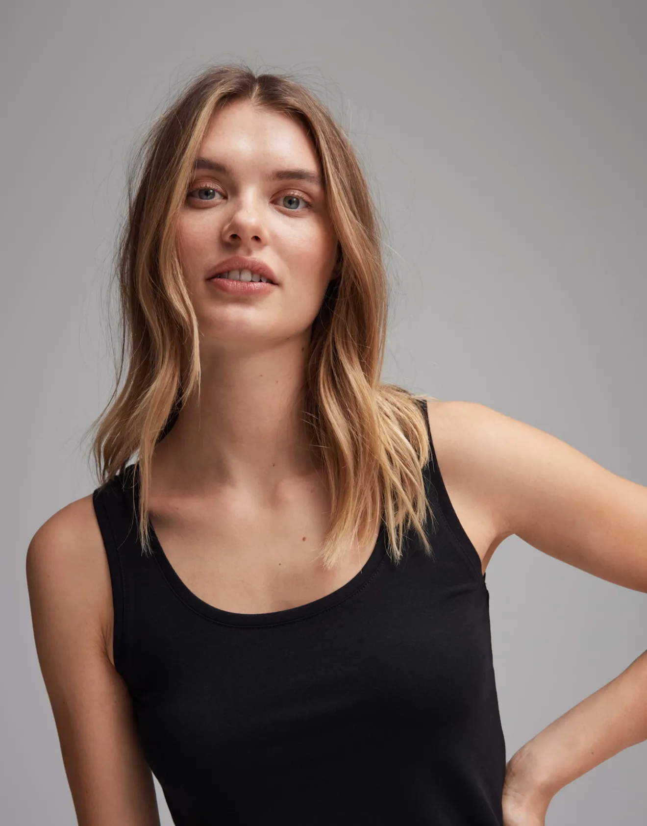 Fashion Trägertop IMILIA Slim aus BCI Cotton Mix Basics|Shirts