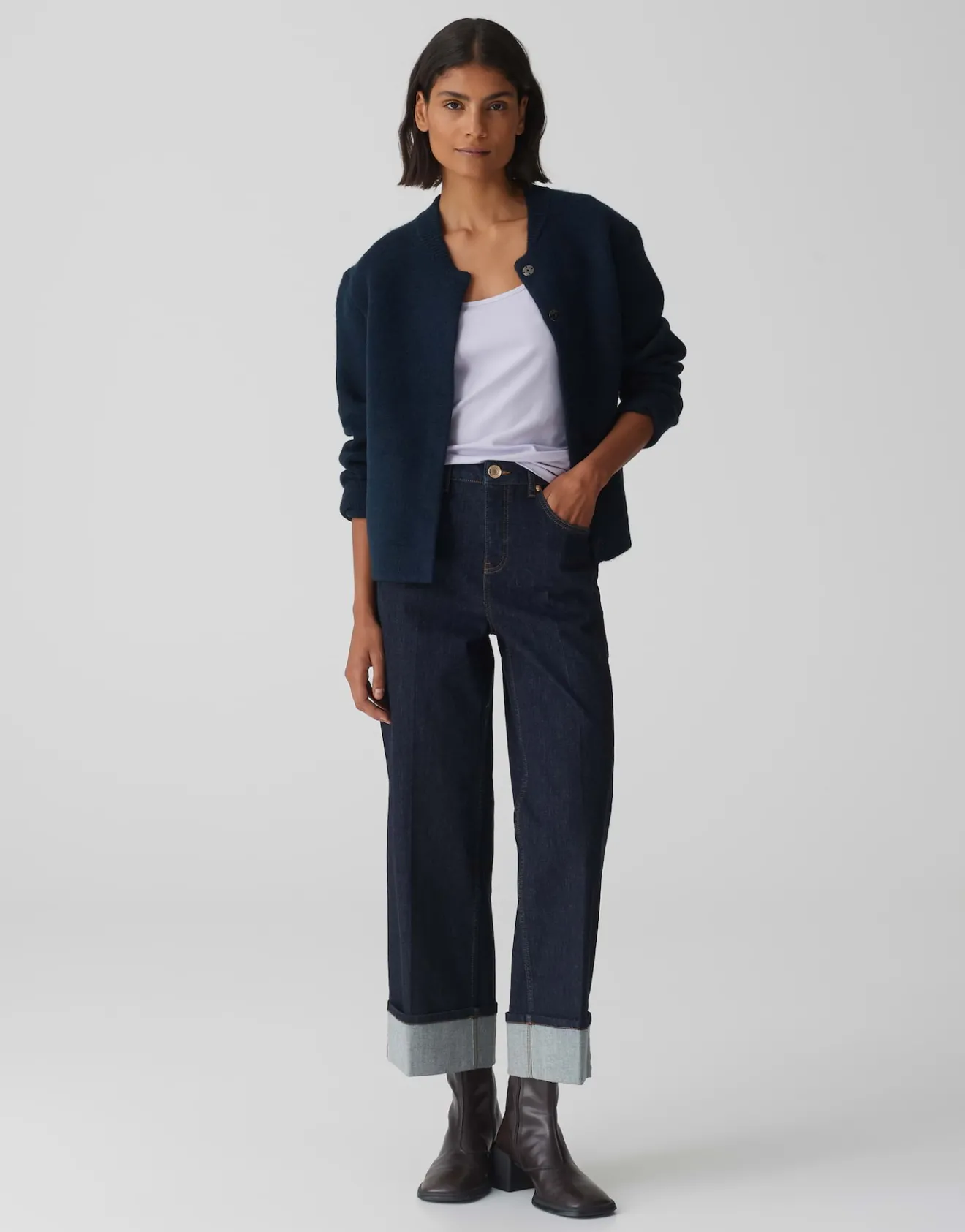 Outlet Trägertop INA Slim aus stretchigem BCI Cotton Mix Basics