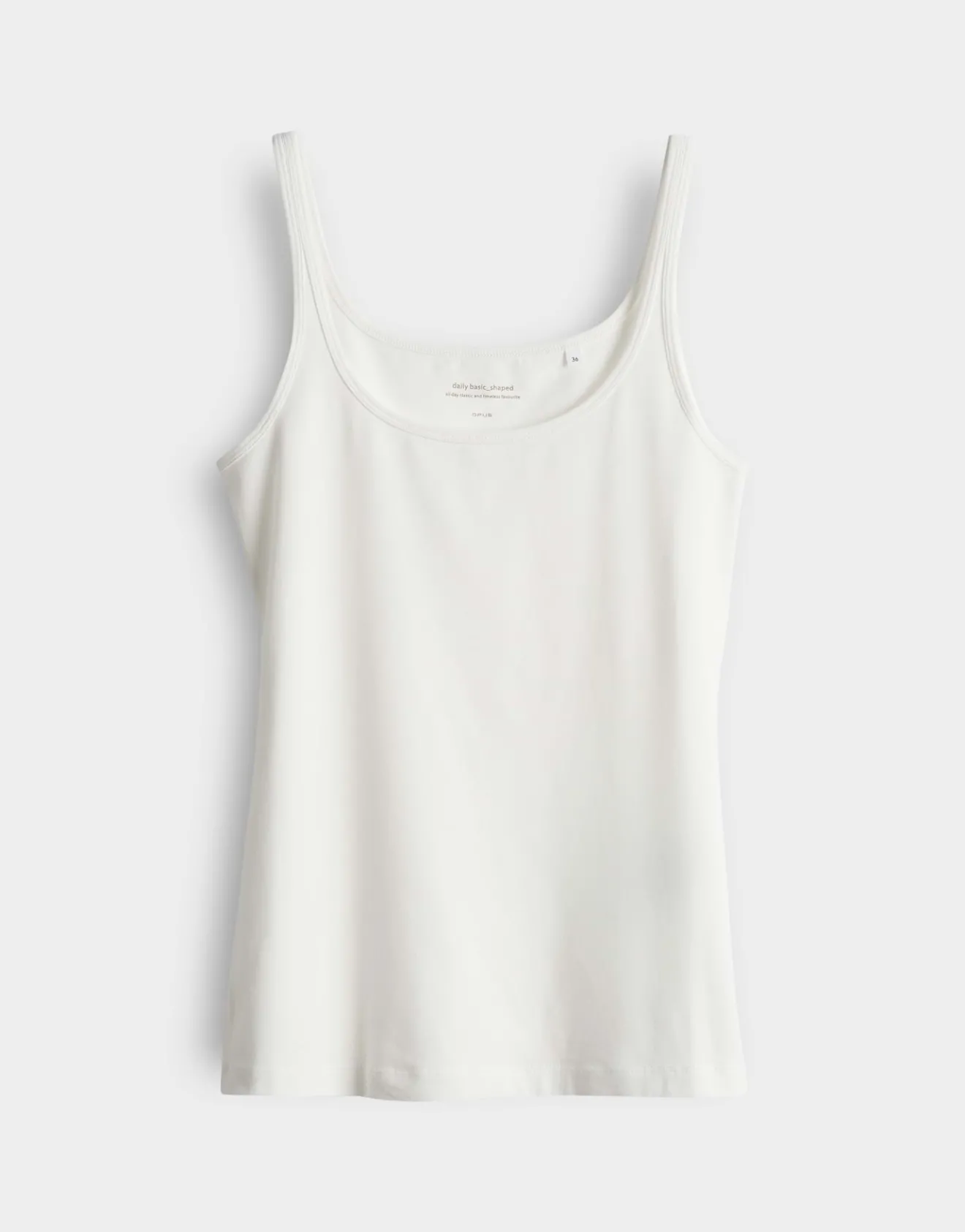 Shop Trägertop INA Slim aus stretchigem BCI Cotton Mix Basics|Shirts