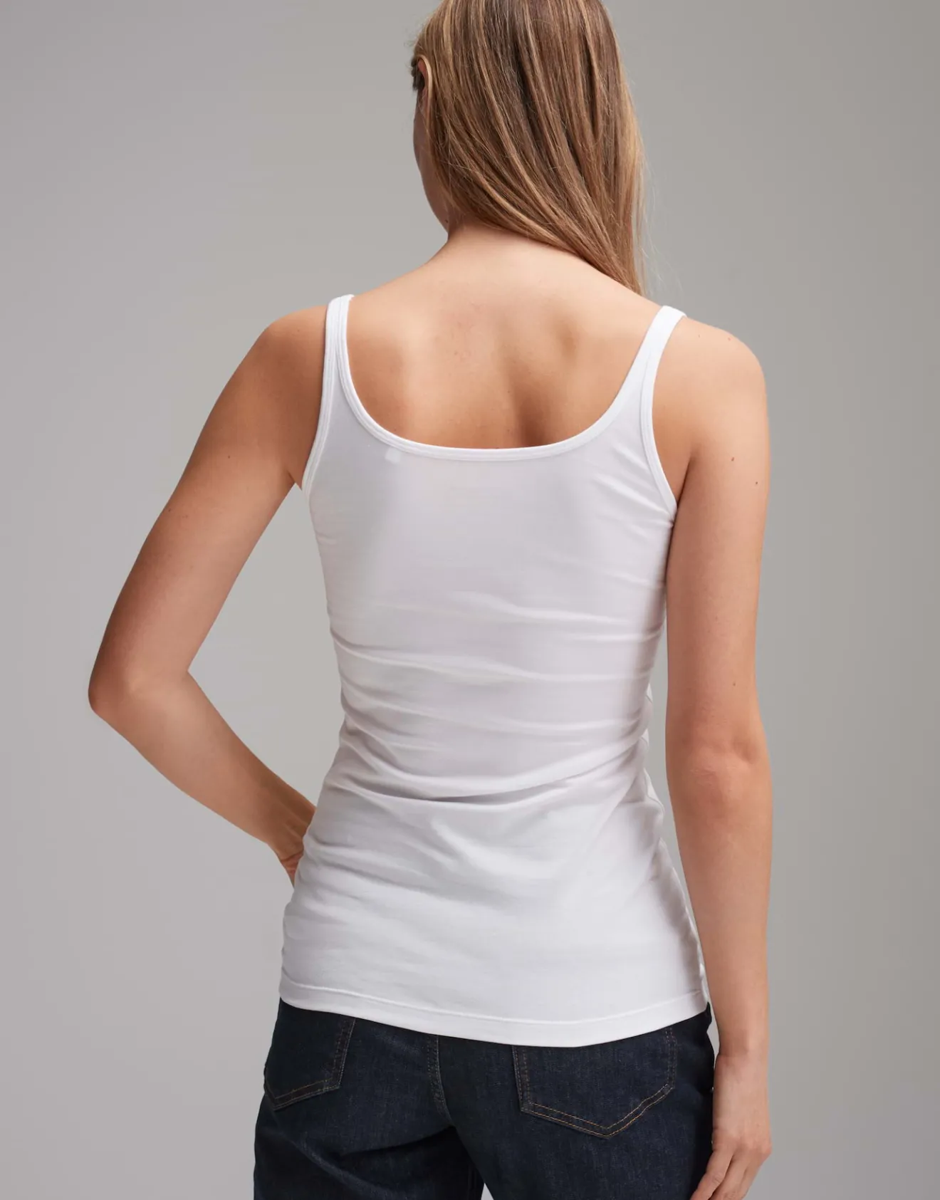 New Trägertop INA Slim aus stretchigem BCI Cotton Mix Basics|Shirts