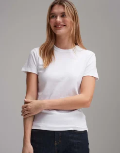 Fashion T-Shirt SAMUN Slim aus BCI Cotton Mix Basics|Shirts